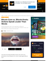 Bitcoin Core Vs. Bitcoin Knots: Actions Speak Louder Than Words