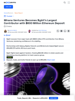 Bybit Recovers with $600 Million Ethereum Injection After Hack