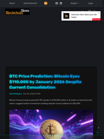 BTC Price Prediction: Bitcoin Eyes $110,000 by January 2026
Despite Current Consolidation