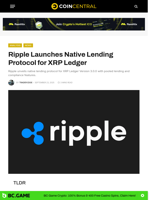 Ripple Launches Native Lending Protocol for XRP Ledger - CoinCentral