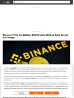 Binance Price Prediction: BNB Breaks $738 as Bulls Target $2K Range - Brave New Coin