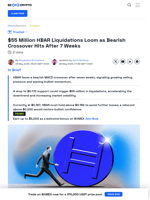 Are HBAR Traders In Real Danger Of $55 Million Liquidation?