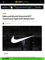 Nike and StockX Resolve NFT Trademark Fight with Settlement