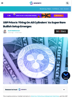XRP Price Is ‘Firing On All Cylinders’ As Super Rare Bullish Setup Emerges