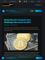 Generative AI's Compute Cost Challenge: Who Foots the Bill? - Blockchain.News