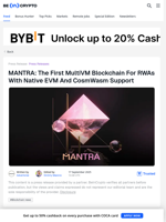 MANTRA: The First MultiVM Blockchain For RWAs