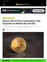 Bitcoin (BTC) Price: Capitulation Talk Explodes as Whales Buy the Dip - CoinCentral