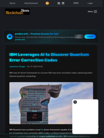 IBM Leverages AI to Discover Quantum Error Correction Codes - Blockchain.News