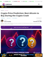 Crypto Price Prediction: Best Altcoin To Buy In Market Crash