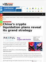 China’s crypto liquidation plans reveal its grand strategy - The Crypto News Wire