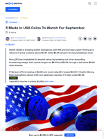 3 Bullish Made In USA Coins To Watch In September