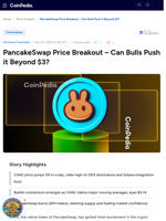 PancakeSwap Price Breakout - Can Bulls Push it Beyond $3?