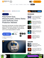 Polymarket Sues Massachusetts, Claims States Lack Authority Over Prediction Markets – Legal Bitcoin News