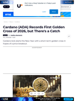 Cardano (ADA) Records First Golden Cross of 2026, but
There's a Catch