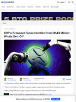 XRP Price Prediction Faces Range Block as Whale Sell-Off Hits