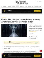Liquid AI's d1-ultra takes the top spot on Artificial Analysis Decision Index