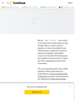 Bitcoin (BTC) Price News: Prices Move Above 50-day Average. What Next? 