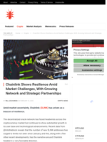 Chainlink Shows Resilience Amid Market Challenges, With Growing Network and Strategic Partnerships - NullTX