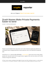 Zcash Names Make Private Payments Easier to Send