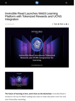 Invincible Read Launches Web3 Learning Platform with Tokenized Rewards and UCNS Integration - Visionary Financial