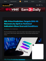 SOL Price Prediction: Targets $90-95 Recovery by April as Technical Indicators Show Oversold Conditions - Blockchain.News