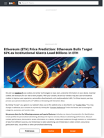 Ethereum (ETH) Price Prediction: Ethereum Bulls Target $7K as Institutional Giants Load Billions in ETH - Brave New Coin