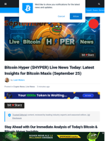 Live Bitcoin Hyper Updates Today: $200K Bitcoin Price Prediction from Bitwise CEO, Wall Street Launches New Crypto Hype ETF