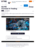 $2.17B in XRP Hot Capital Signals Sharp Increase in Trading