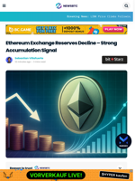 Ethereum Exchange Reserves Decline – Strong Accumulation Signal