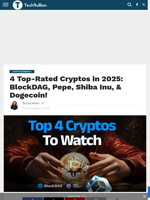 Top-Rated Cryptos in 2025: BlockDAG, Pepe, Shiba Inu, & Dogecoin