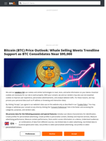 Bitcoin (BTC) Price Outlook: Whale Selling Meets Trendline Support as BTC Consolidates Near $95,000 - Brave New Coin