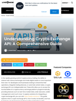 Understanding Crypto Exchange API: A Comprehensive Guide | Live Bitcoin News