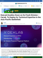 DexLab Doubles Down on Its Fresh Division - CaLab, To Deploy Its Technical Expertise in the Asia-Pacific Battlefield - TheNewsCrypto