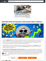 XAG/USD Holds Strong Above $80 Despite Minor
Pullback