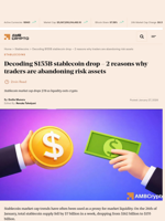 Decoding $155B stablecoin drop – 2 reasons why traders are abandoning risk assets - AMBCrypto