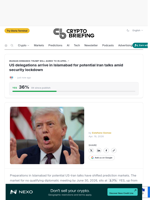 US delegations arrive in Islamabad for potential Iran talks amid security lockdown