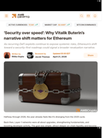 'Security over speed': Why Vitalik Buterin's narrative shift matters for Ethereum - AMBCrypto