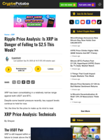 Ripple Price Analysis: Is XRP in Danger of Falling to $2.5 This Week?