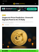 Dogecoin Price Prediction: Oversold Signals Point to $0.70 Rally