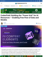 CodexField: Building the “Power Grid” for AI Resources — Enabling Free Flow of Data and Models