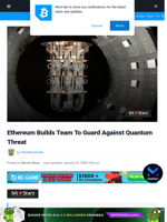 Ethereum Builds Team To Guard Against Quantum Threat
