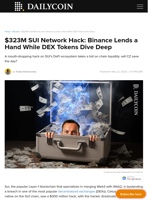$323M SUI Network Hack: Binance Lends a Hand While DEX Tokens Dive Deep - DailyCoin