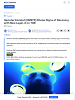 Hamster Kombat (HMSTR) Gains Momentum with TON Layer-2