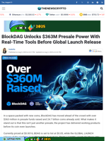 BlockDAG Unlocks $363M Presale Power With Real-Time Tools Before Global Launch Release