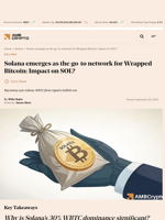 Solana emerges as the go-to network for Wrapped Bitcoin: Impact on SOL? - AMBCrypto