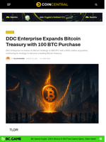DDC Enterprise Expands Bitcoin Treasury with 100 BTC Purchase
