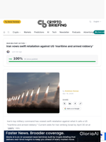 Iran vows swift retaliation against US 'maritime and armed robbery'