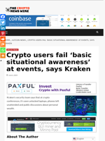 Crypto users fail ‘basic situational awareness’ at events, says Kraken - The Crypto News Wire