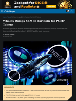 Whales Dumps $6M in Fartcoin for PUMP Tokens