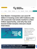 Dan Bladen: Companies can save $1 billion in leasing costs with Cadence, the US corporate real estate market is a $22 trillion opportunity, and why the seat-based model remains relevant | SaaS Interviews